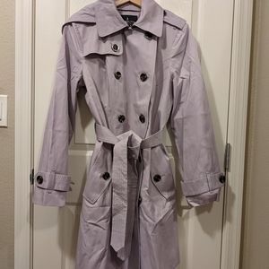 London Fog Lilac Hooded Trench